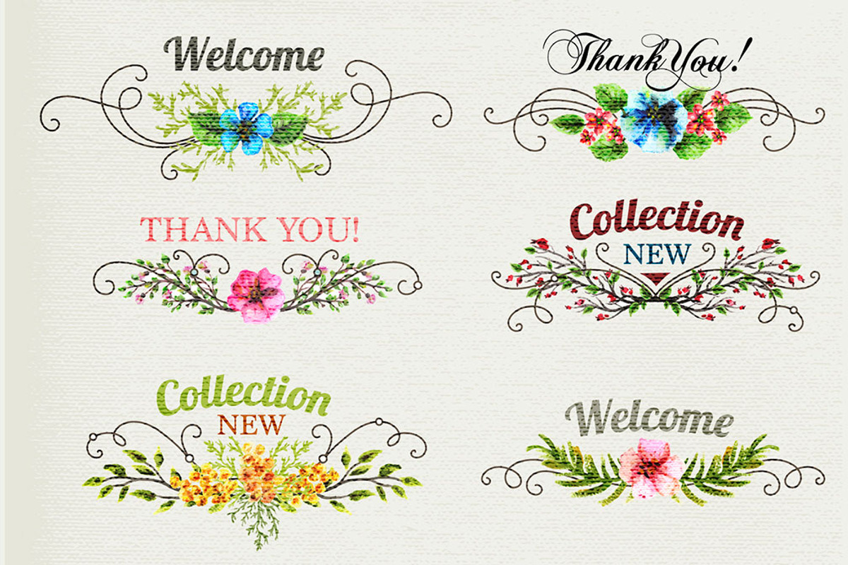 Designer's Set of flowers, an Illustration by ARSCOR (Photo 4 of 4)
