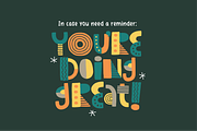 Friendly Sidekick Font, a Sans Serif Font by Denise Chandler (Thumbnail 3 of 8)