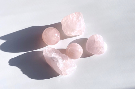 Rose quartz crystals, a Nature Photo by Natalia Flurno