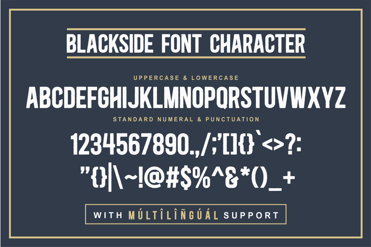 Blackside a vintage Font, a Font by Vilogsign (Photo 5 of 9)
