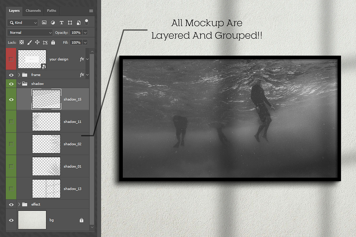 Frame Mockup #02, a Household Mockup by alexandeerco (Photo 4 of 6)