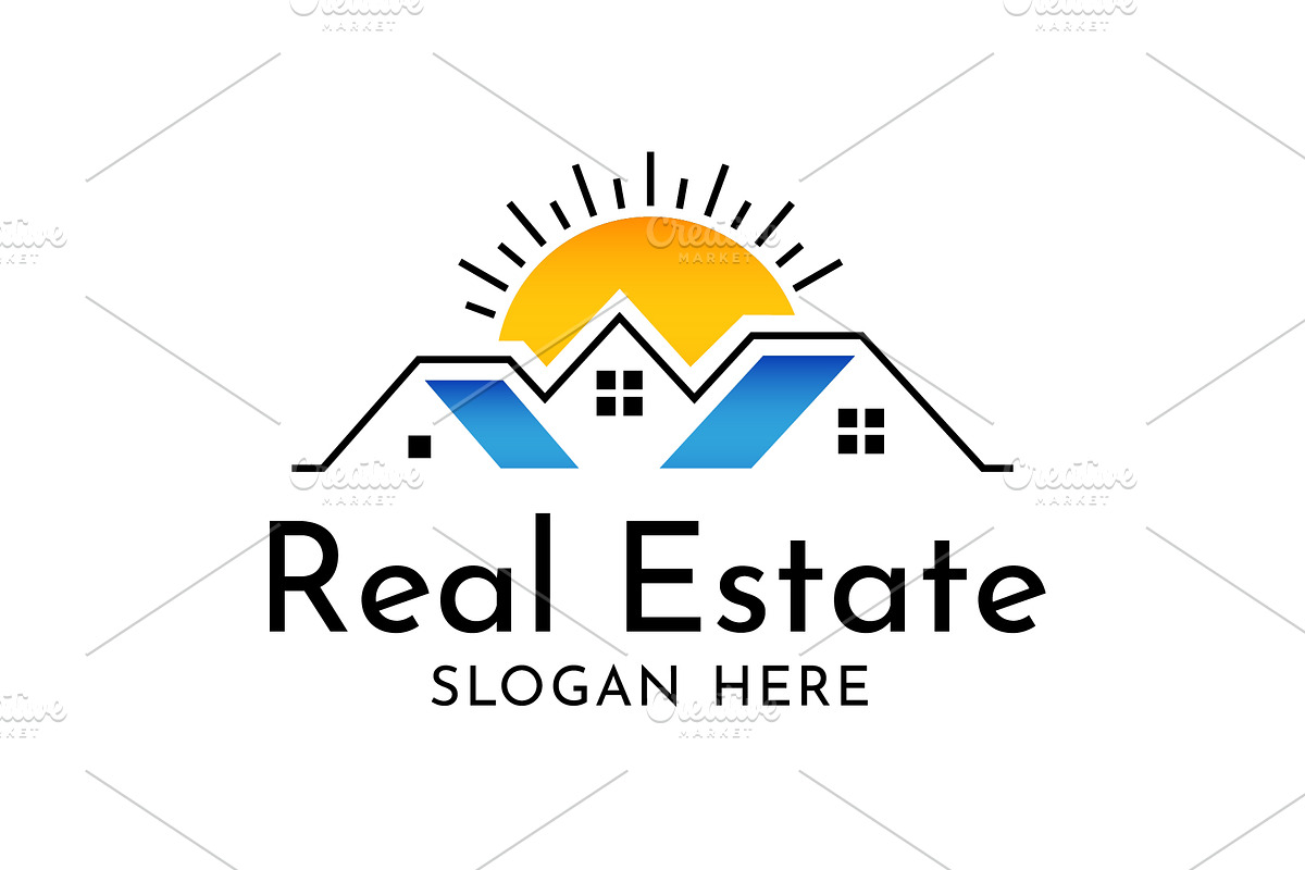 Real Estate Logo, a Technology Illustration by Kaushal Jangid (Photo 1 of 9)