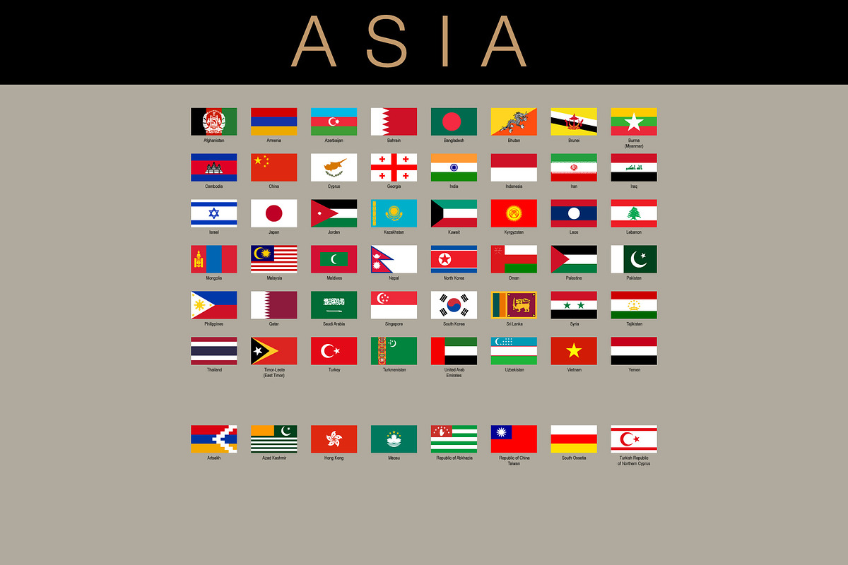 262 World Flags, a Graphic by karnofff