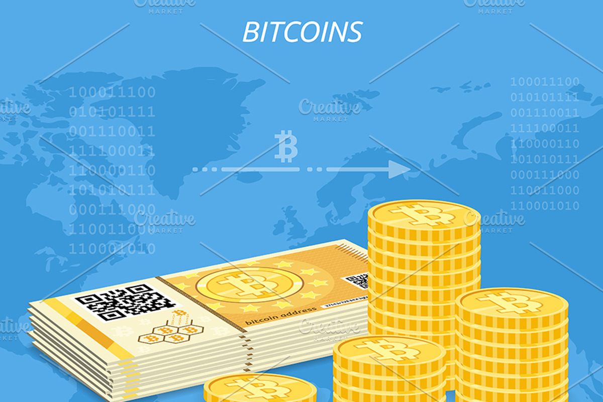 Crypto currency bitcoin technology, a Finance Illustration by TAlex (Photo 3 of 7)