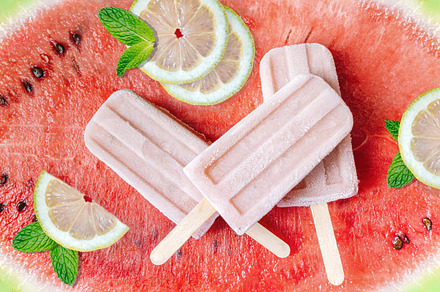 Watermelon popsicles stock photo containing watermelon and yogurt, a Food & Drink Photo by Shootdiem