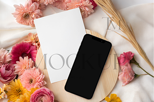 Card and Device Mockup