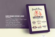 Hand Drawn Vintage Logos Bundle, a Branding & Logo Template by Yusof Mining (Thumbnail 4 of 5)