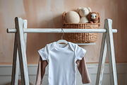 Baby Bodysuit Mockup, Baby Onesie Mo, an Advertising Mockup by Cut File (Thumbnail 2 of 3)