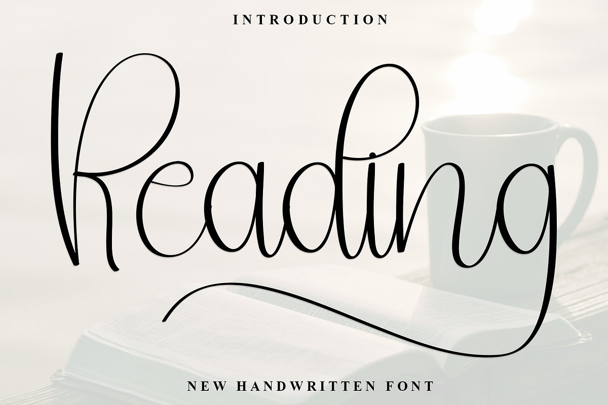 Reading, a Handwritten Font by FreshTypeINK (Photo 1 of 8)