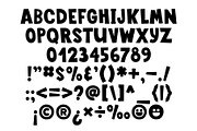 Laughing Out Loud Font, a Font by Miss Tiina (Thumbnail 2 of 2)