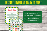 St. Patrick's Day Bingo Printable, a Print Template by Graphicsnext (Thumbnail 4 of 4)