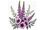 Foxgloves Stems and Flowers, a Decorative Illustration by Bloom Craft Creations (Thumbnail 6 of 11)