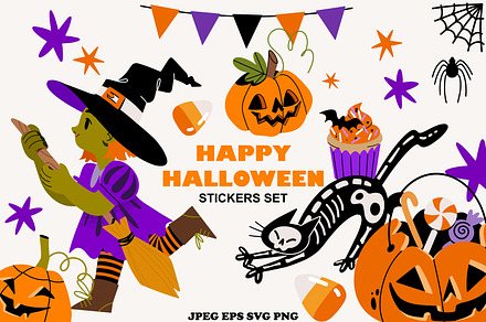 Halloween clipart collection