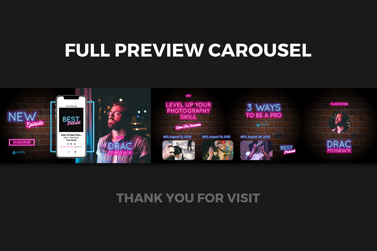 Podcast coach instagram carousel, a Social Media Template by rivatxfz (Photo 3 of 3)