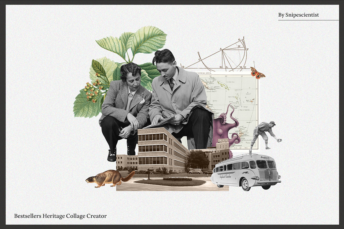 Bestsellers Heritage Collage Creator, an Object Graphic by SNIPESCIENTIST (Photo 49 of 64)