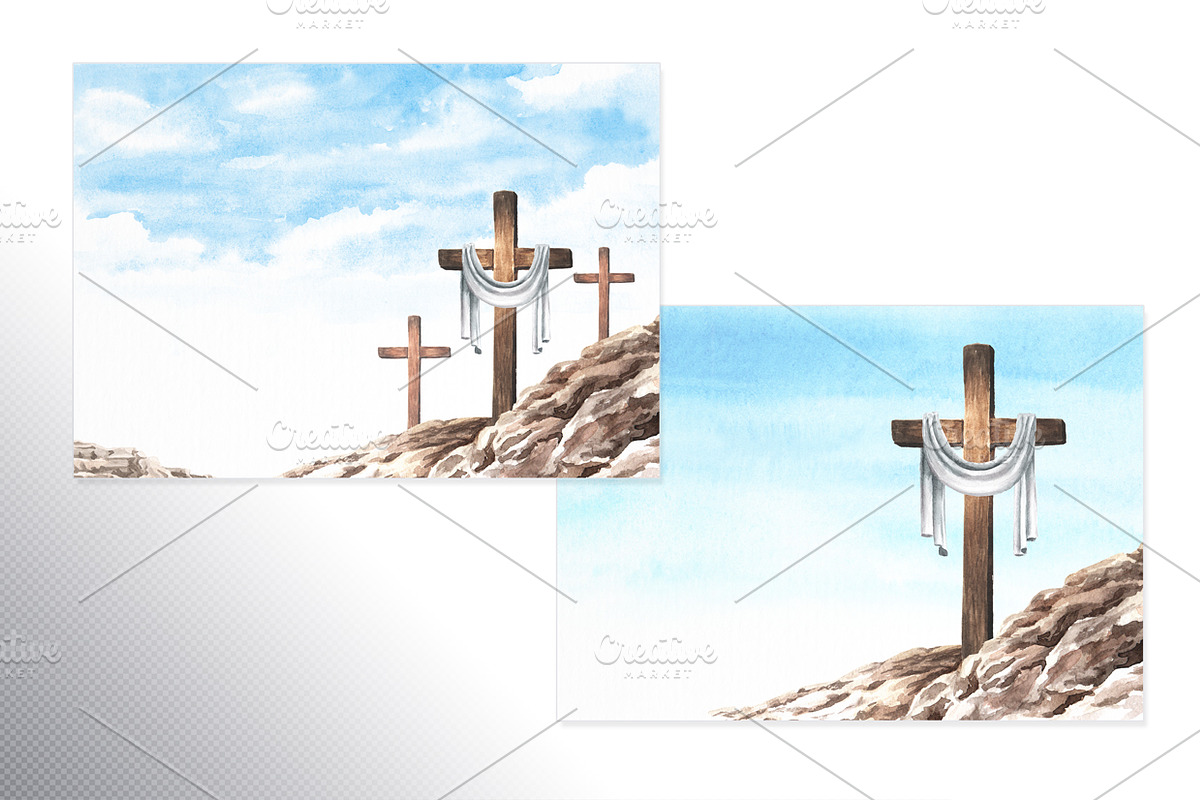 Catholic. Watercolor collection, an Object Illustration by Daria Ustiugova (Photo 11 of 12)