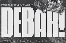 Debar - Display Font