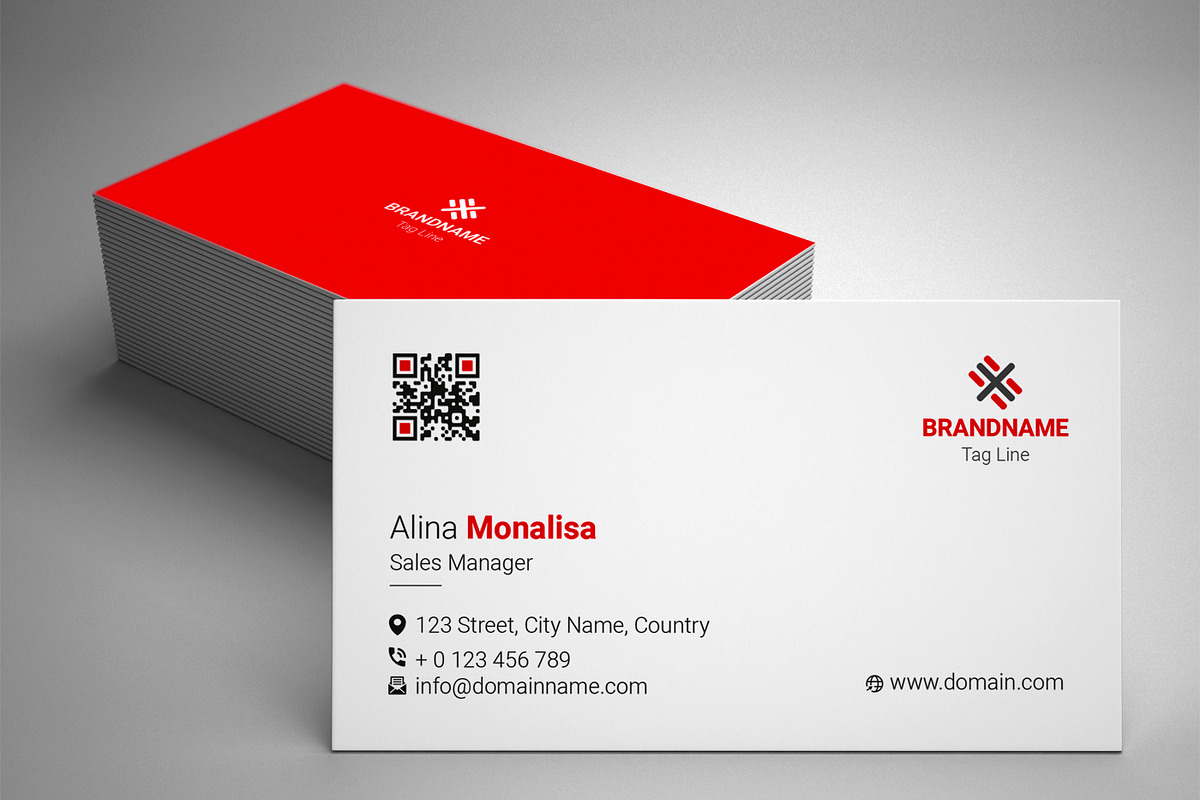 Professional Business Card Template, a Business Card Template by designSultan (Photo 1 of 7)