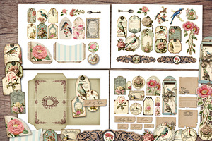 Shabby Chic Scrapbook Kit