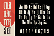 BLACK PARAMOUNT | Blackletter, a Blackletter Font by Havinkpen (Thumbnail 8 of 9)
