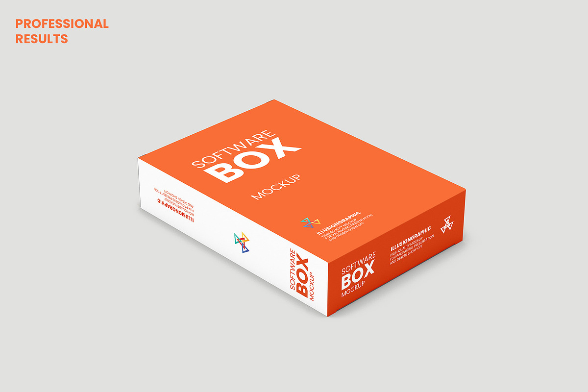 Software Box Mockup v.3 - 11 Views, a Packaging Mockup by Illusiongraphic (Photo 9 of 23)