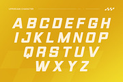 Valorex - Bold Sport Display Font, a Sans Serif Font by Flawless And Co (Thumbnail 6 of 10)