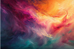 Evocative Abstract oil multicolored, a Texture Illustration by Ylivdesign