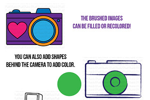 Camera Photoshop Brushes