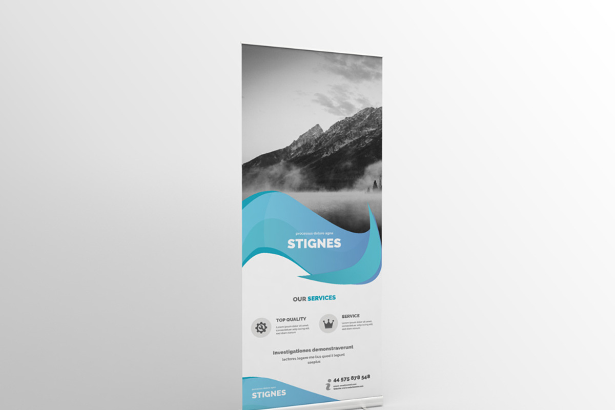 Business Roll Up Banner Template, a Flyer Template by Creative Shop (Photo 4 of 4)