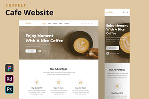 Coffelt - Cafe Website