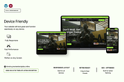 Fitness & Gym WordPress Template, a WordPress Template by Web Template Market (Thumbnail 4 of 8)