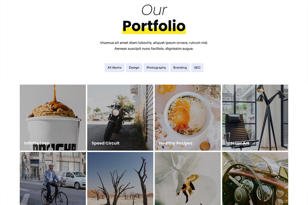 DNA - One Page HTML Template, a HTML Template by DesignOrbital (Photo 3 of 5)