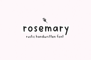 Rosemary | Handwritten Print Font, a Font by KA Designs (Thumbnail 1 of 9)