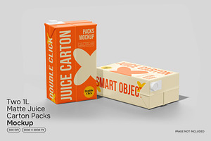 Juice Carton Mockup