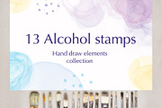 Alcohol Stamps Brushes- Stamp, a Brush Add-On by ElladesignCo (Thumbnail 4 of 8)