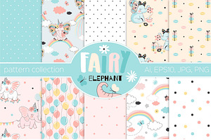 Fairy Elephant Pattern Kit