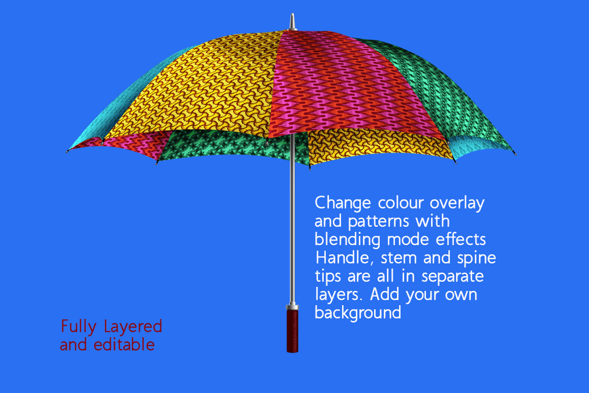 Umbrella for City, Golf or Beach, an Advertising Mockup by JoZOO (Photo 2 of 4)