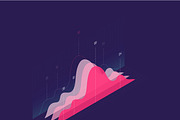 Isometric infographics visualization, a Templates & Theme by majcot (Thumbnail 5 of 6)