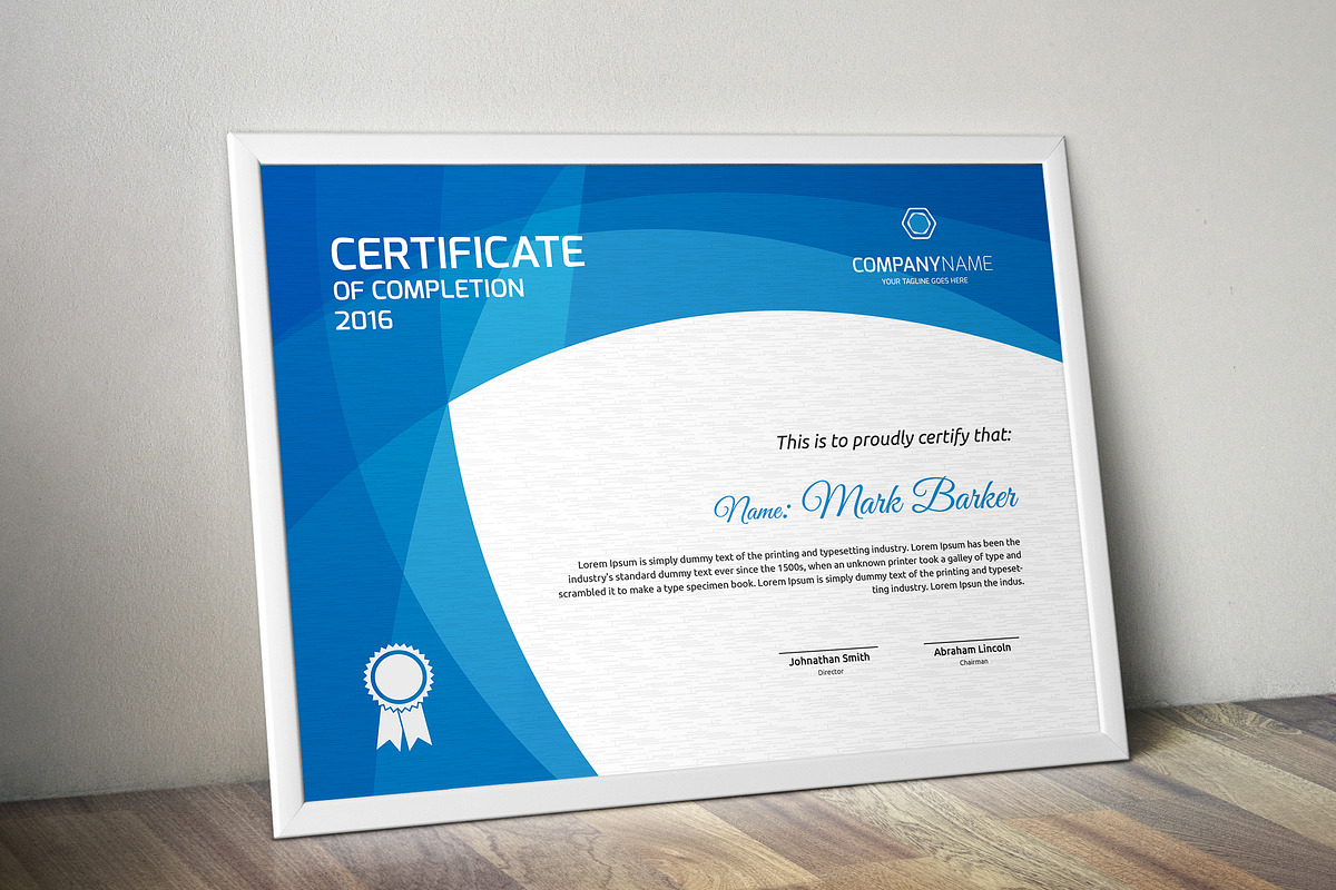 Certificate, a Stationery Template by Curve Design (Photo 3 of 5)