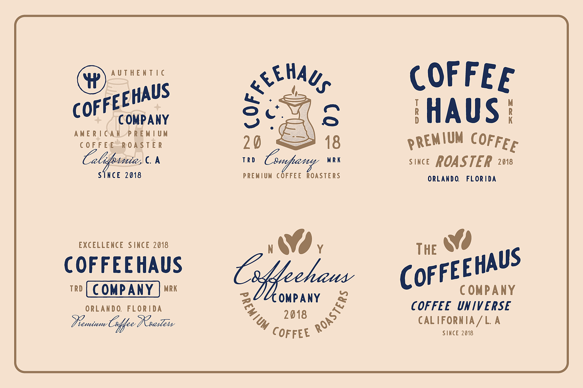 Coffeehaus 15 Badge/Logo Templates, a Branding & Logo Template by Refolve Design (Photo 5 of 15)