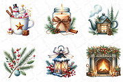 Cozy Christmas Time Clipart, an Illustration by DreamPrint404 (Thumbnail 5 of 5)