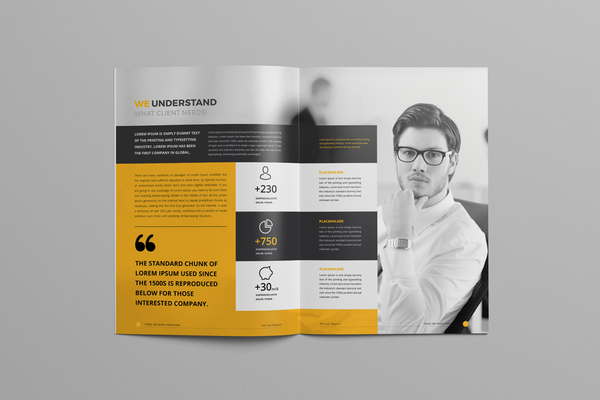 Annual Report, a Brochure Template by Pro-Gh (Photo 7 of 12)