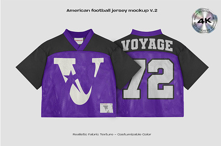 Nfl american football jersey mockup, a Shirt Mockup by Voyage Studio