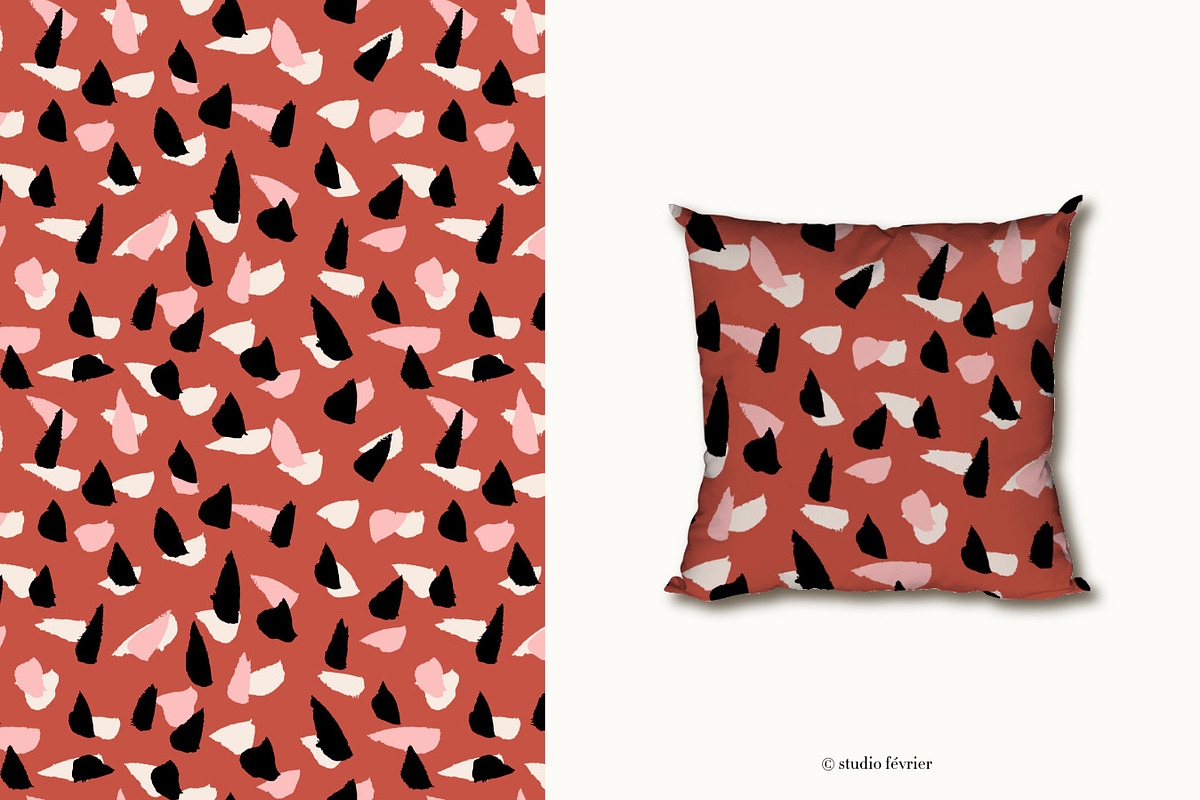 Abstract Painted Seamless Patterns, a Pattern Graphic by Studio Fevrier (Photo 5 of 8)