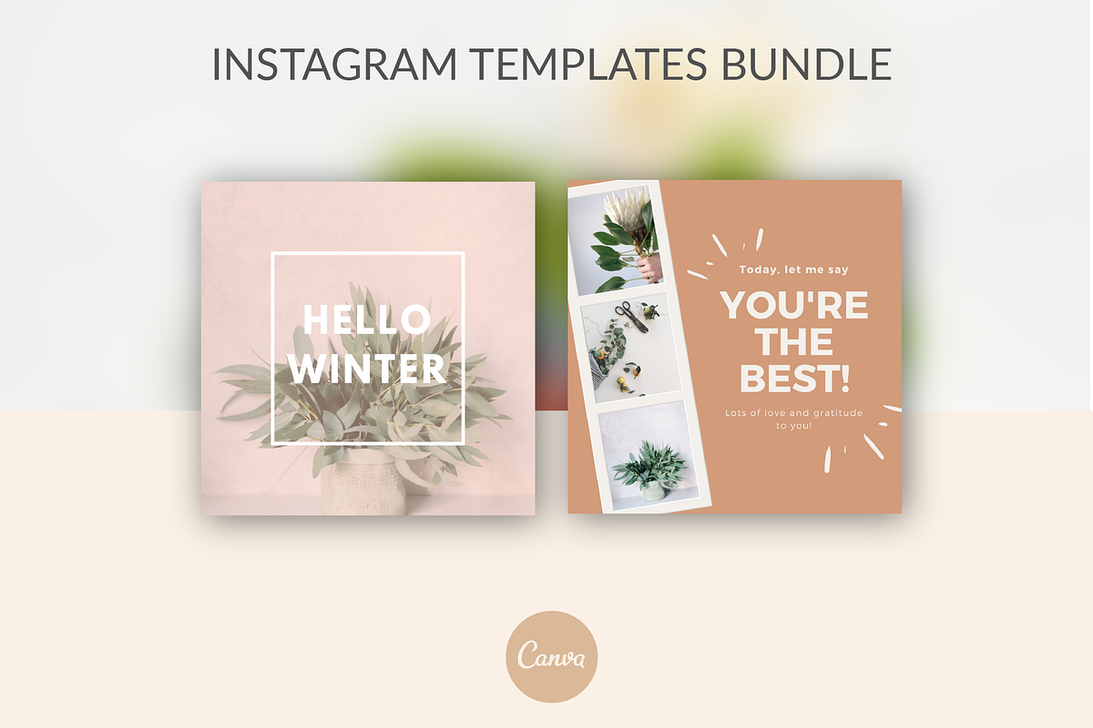 30 Instagram Canva DIY Templates, a Social Media Template by Just Arpi Design Agency (Photo 4 of 6)