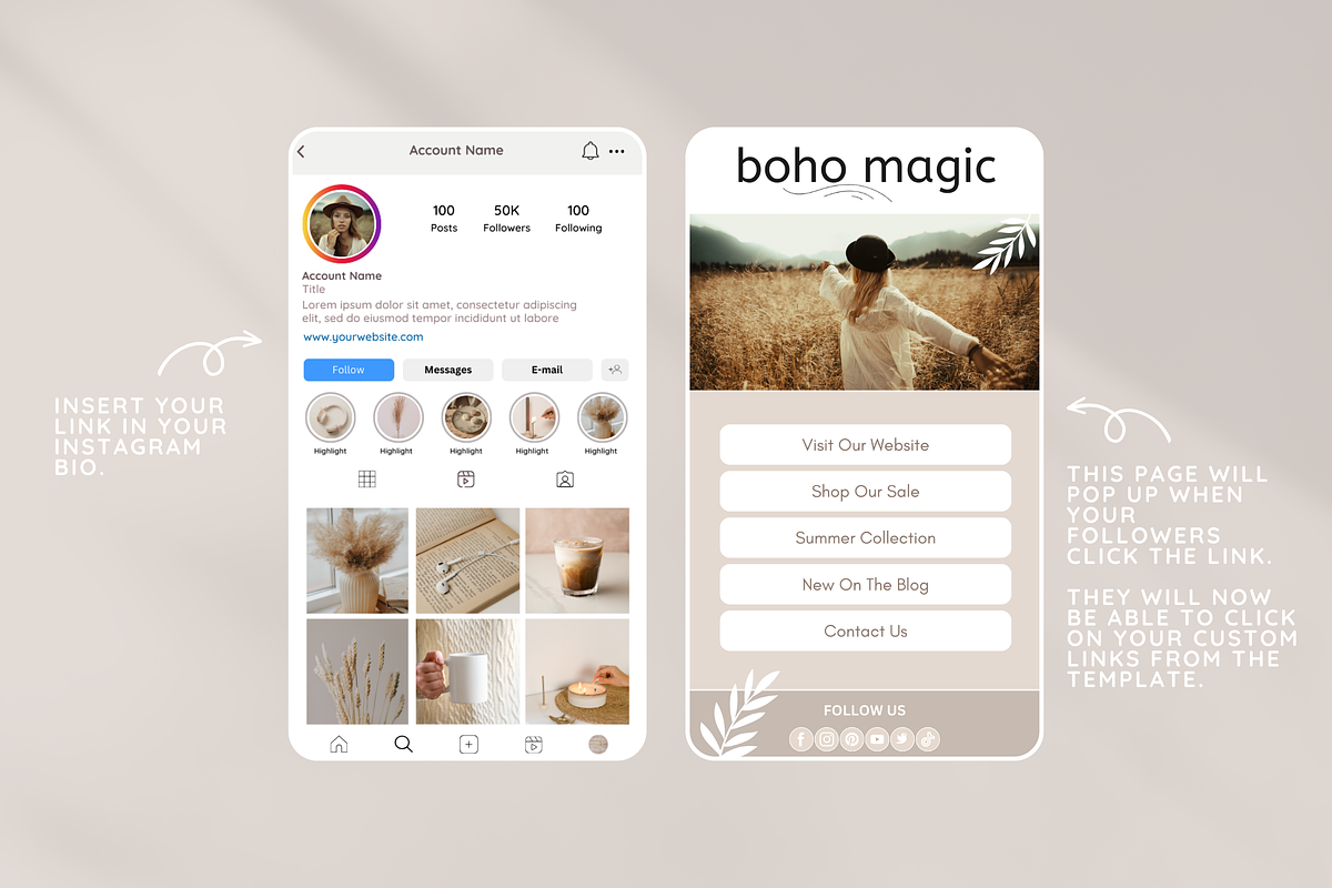 Boho Link in Bio preview 5