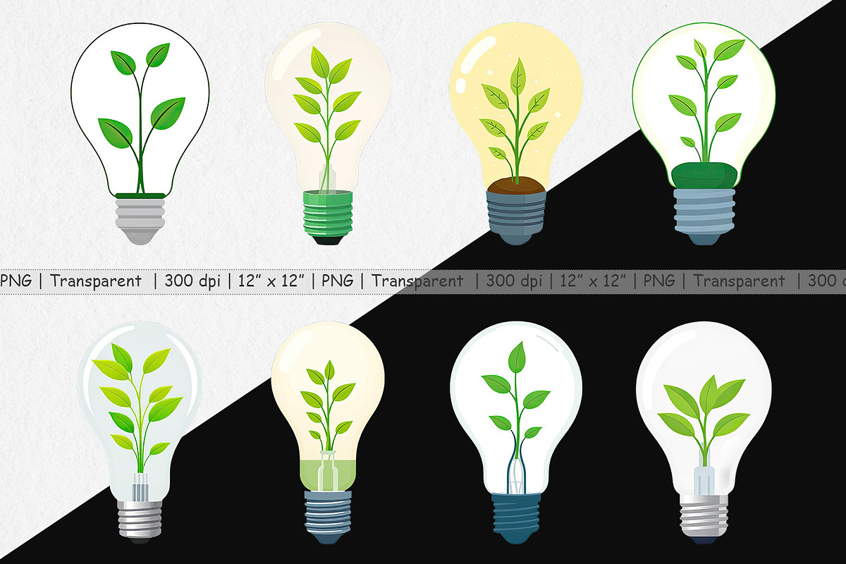 Plant Bulb Clipart, a Graphic by Artnoy (Photo 2 of 5)