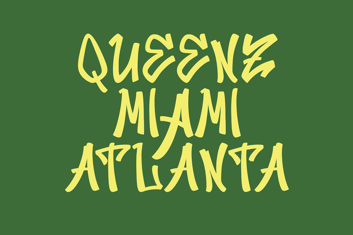Cilibazz Graffiti Display Font, a Handwritten Font by Maulana Creative (Photo 3 of 7)