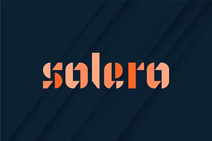 Solero - typeface