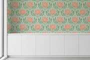 Peony Baby Carriage Seamless Pattern, a Pattern Graphic by Little Creative Scribbles (Thumbnail 2 of 7)
